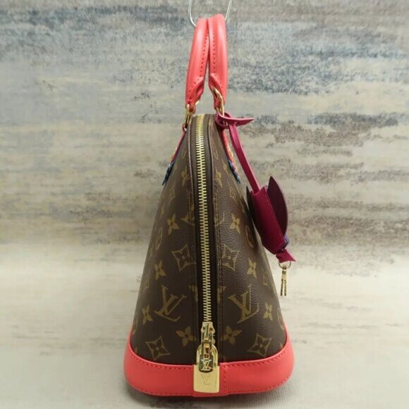 100% Authentic Louis Vuittion Alma Brown Monogram leather Tote 1579-08424 - Picture 4 of 12